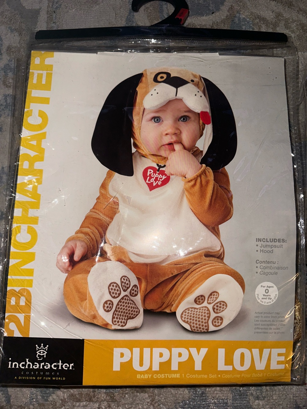 Baby Puppy Costume - 3/6 months